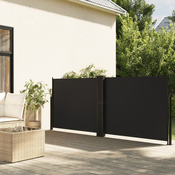 Uvlaciva bocna tenda 100 x 1000 cm crna