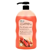 Gel za prhanje in šampon 2v1 rabarbara in aloe vera Naturaphy 1000ml 30056