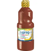 GIOTTO School Paint Tempera barva Brown 500 ml