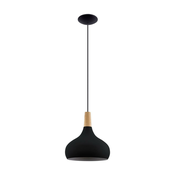 Eglo 900162 - Luster na sajli SABINAR 1xE27/40W/230V, precnik 28 cm