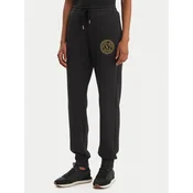 Versace Jeans Couture Spodnji del trenirke 80HAAT02 CF01T Črna Regular Fit
