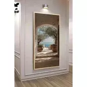Wallity Dekorativna uramljena slika, 70x33cm, Šarena