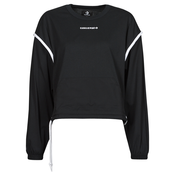 Converse Puloverji LONG SLEEVE JERSEY CREW Črna