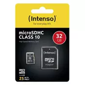 Memorijska kartica Intenso #3413480 micro SDHC 32GB Class10