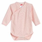 Clar ZGORNJI DELi bodi preklop DR 01798 žakard Little&Cute D roza 50