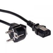 Akyga AK-PC-01A napajalni kabel Črna 1,5 m CEE7/7 IEC C13