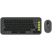 LOGITECH POP ICON COMBO - GRAPHITE - US INTL - BT - INTNL-973