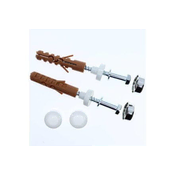 Enpro Komplet za montažo stranišča WC fixing kit, 6 x 80 mm, H10 NY, white/chrome