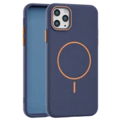 Leather Grip MagSafe maska za iPhone 11 Pro Max - Ljubičasta