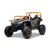 Beneo Električni buggy Arctic CAT XXL 4x4 24V, siv, dvosedežni, mehka EVA kolesa, zmogljivi motorji, litijeva baterija, MP3 predvajalnik z Bluetoothom, vzmetena zadnja os, usnjeni sedeži, originalna registr