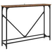 Vidaxl Konzolna miza Star les 102 x 23 x 75 cm Konstruiran les