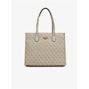 Cream Ladies patterned handbag Guess Silvana - Women