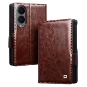 Usnjen preklopni ovitek za Samsung Galaxy Z Fold 8, , rjav