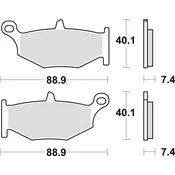 Zavorne ploščice TRW ZF KH419 sinter street Suzuki GSR/gsxr 600 06-10, gsxr 750 06-10, DL 1000 14-, B-king 1300 07-10, GSX 1300 Hayabusa 08-17, ZADNJA