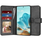 Etui Techsuit Diary Book za Motorola Edge 60/Edge 60 Fusion - črn