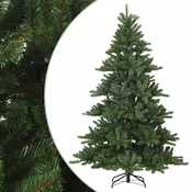 Vidaxl Umetno Zložljivo Božično Drevo Zelena 240 cm PVC, jeklo