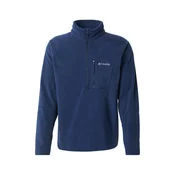 COLUMBIA Športen pulover Fast Trek temno modra/bela