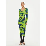 Versace Jeans Couture Vsakodnevna obleka 78HAO920 Zelena Regular Fit