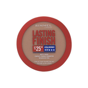 Rimmel London Lasting Finish 25H Compact Powder Foundation SPF20 puder za vse tipe kože 7 g odtenek 011 Caramel