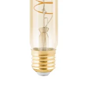 EGLO LED cevna svetilka E27 4W T30 1.600K Žarkovna nitka jantar - Steklo
