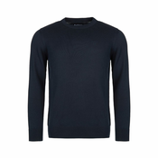 Mekani džemper od 100% pima pamuka Barbour Pima Cotton Crew Neck Sweater — Navy - XXL