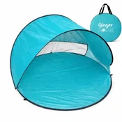 Kinder Home deciji šator za igru na rasklapanje sa uv zaštitom 50+ – okrugli, lagan i sklopiv, za plažu i baštu, 150×150×90 cm ( GH-T-02 )