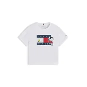 TOMMY HILFIGER Majica PEANUTS temno modra/rdeča/bela