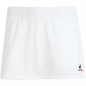 Ženska teniska suknja Le Coq Sportif Jupe-Short No.2 W - white