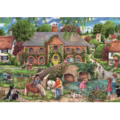 RAVENSBURGER Puzzle Village life 1000 kosov