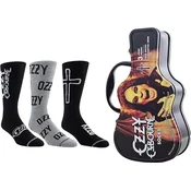 Ozzy Osbourne nogavice 3 Pack In Guitar Tin One Size Nogavice
