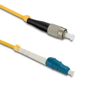Qoltec optični patchcord FC/UPC - LC/UPC | enomodni | 9/125 | G652D | simpleks | 20 m