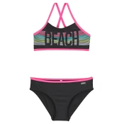 BENCH Bikini, crna / miks boja