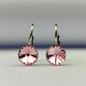 Alp Crystal Ženske minduše ER8KL, Roze