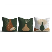 Aberto Design HMI KIR 127 Set od 3 dekorativna jastuka, 43 x 43 cm, Šareni