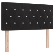 Uzglavlje Crna 90 cm Baršun