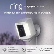 Ring Spotlight nadzorna kamera - napajalnik, WiFi, LED luč