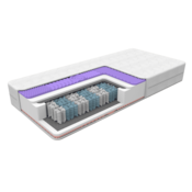 SleepCollective VZMETNICA - MEMORY ULTIMATE PREMIUM MASSAGE SLEEPER 24 080 x 200 cm Sivka