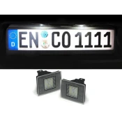 Mstyling LED osvetlitev registrske tablice z ohišjem Mercedes A/GLA/SLK/GLS/ML/Vito