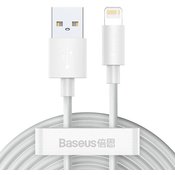 Baseus 2x set USB - Lightning cable fast charging Power Delivery 1,5 m white
