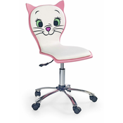 eoshop Otroški stol Kitty II, bela/roza