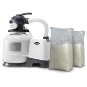 Pjeskovna filtracijska pumpa 10500 l/h INTEX 26648 + 50 kg pijeska