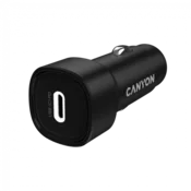 CANYON car charger OnDrive 30 PD 30W USB-C Black - CNE-CCABR2C