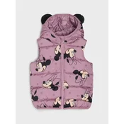 Sinsay - Kvaceni prsluk sa kapuljacom Minnie Mouse - krem