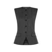 Karl Lagerfeld Telovnik  siva / bela