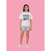 Sinsay - Pamucna oversize majica s printom - belo