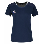 Ženska majica Le Coq Sportif Tennis T-Shirt Short Sleeeve N°2 - dress blues/new optical white