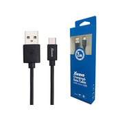 Xwave USB Micro 2m 2A black pvc Kabl 2.0 na ,,crna