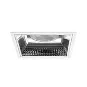 BRUMBERG Apollo Mega s fasetami, kotni, DALI, 3500K, bela - Dnevna soba/jedilnica - Sodobni - Aluminij