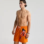 Cropp - Šorts za kupanje sa printom Dragon Ball-Z - orange