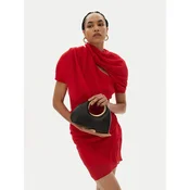 JACQUEMUS Ročna torba Mini ring handbag 241BA395 Črna